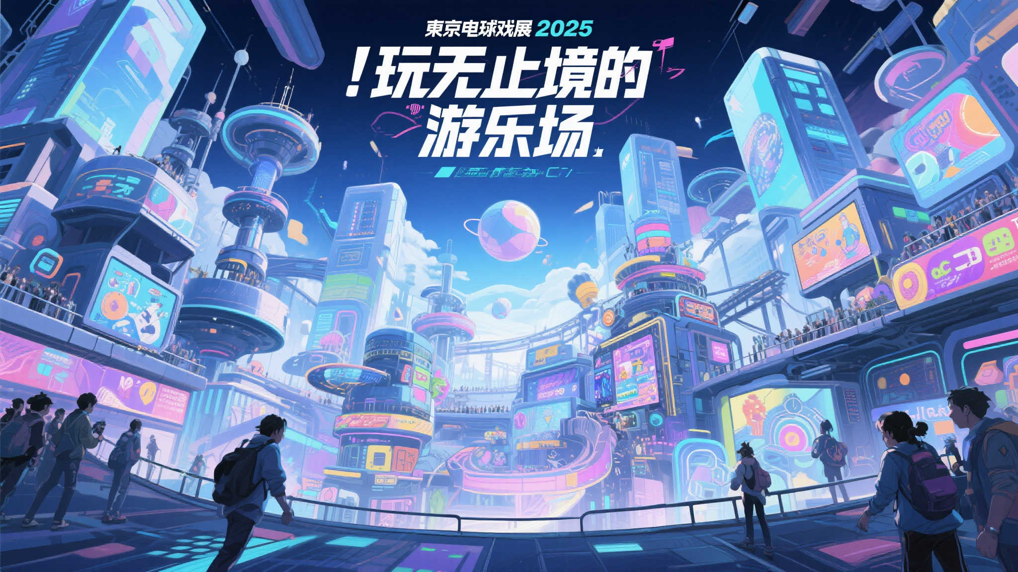 无限欢乐的游戏天堂!东京电玩展2025主视觉图震撼发布 无限欢乐的游戏天堂!东京电玩展2025主视觉图震撼发布