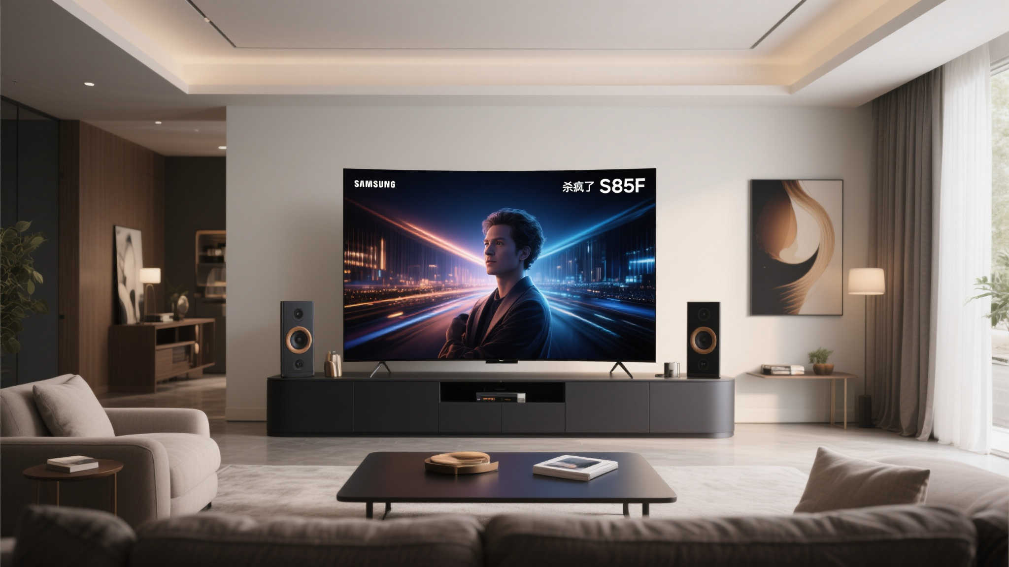 三星 S85F 电视震撼来袭！AI 赋能 OLED，开启极致视听体验